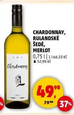 Penny Market Chardonnay, Rulandské šedé, Merlot nabídka