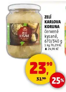 Penny Market ZELÍ KARLOVA KORUNA nabídka