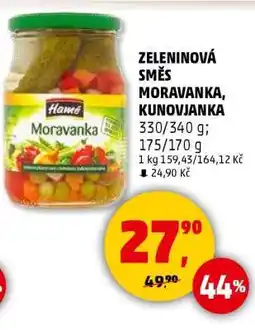 Penny Market ZELENINOVÁ SMĚS MORAVANKA, KUNOVJANKA nabídka
