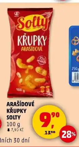 Penny Market ARAŠÍDOVÉ KŘUPKY SOLTY nabídka