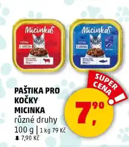 Penny Market PAŠTIKA PRO KOČKY MICINKA nabídka