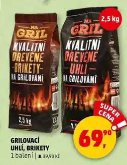 Penny Market GRILOVACÍ UHLÍ, BRIKETY nabídka