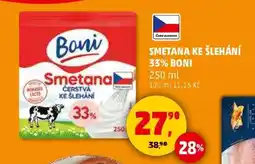 Penny Market SMETANA KE ŠLEHÁNÍ 33% BONI nabídka