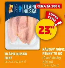 Penny Market TILÁPIE NILSKÁ FILET nabídka