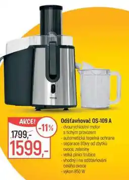 Globus Odšťavňovač OS-109 A nabídka