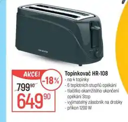Globus Topinkovač HR-108 nabídka