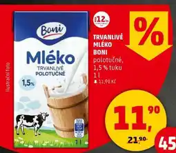 Penny Market TRVANLIVÉ MLÉKO BONI nabídka
