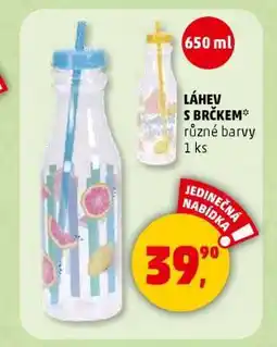 Penny Market Láhev s brčkem nabídka