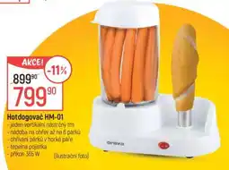 Globus Hotdogovač HM-01 nabídka