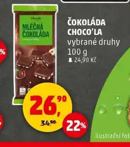 Penny Market ČOKOLÁDA CHOCO’LA nabídka