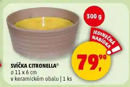 Penny Market Svíčka citronella nabídka