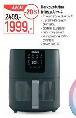 Globus Horkovzdušná fritéza Airy 4 nabídka