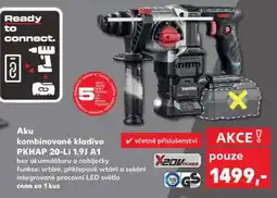 Kaufland Aku kombinované kladivo PKHAP 20-Li 1.9J A1 nabídka