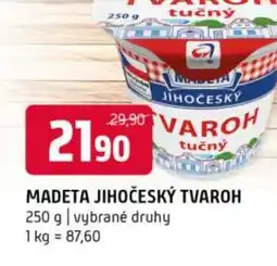 Terno Madeta jihočeský tvaroh nabídka