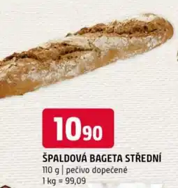 Terno Špaldová bageta střední nabídka