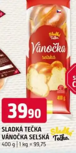 Terno Sladká tečka vánočka selská nabídka