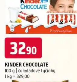 Terno Kinder chocolate nabídka