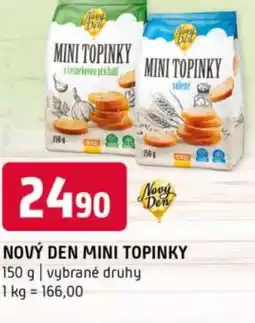 Terno Nový den mini topinky nabídka