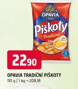 Terno Opavia tradiční piškoty nabídka