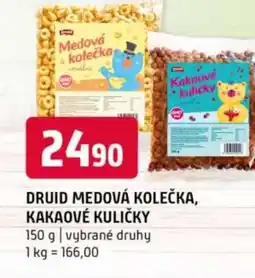 Terno Druid medová kolečka, kakaové kuličky nabídka