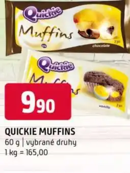 Terno Quickie muffins nabídka