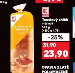 Kaufland Toustový chléb máslový nabídka