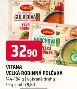 Terno Vitana velká rodinná polévka nabídka