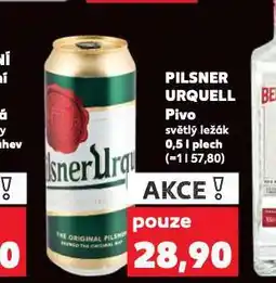 Kaufland Pivo pilsner urquell nabídka