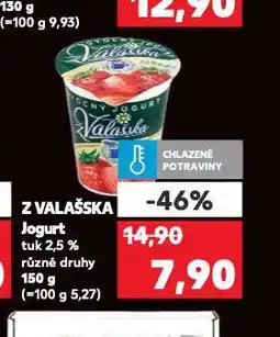 Kaufland Z valqška jogurt nabídka