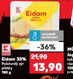 Kaufland Eidam 30% plátky nabídka
