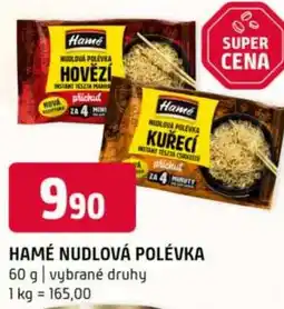 Terno Hamé nudlová polévka nabídka