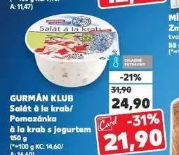 Kaufland Salát ála krab nabídka