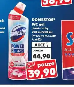 Kaufland Domestros wc gel nabídka