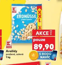 Kaufland Arašídy pražené, solené nabídka