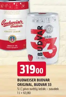 Terno Budweiser budvar original, budvar 33 nabídka
