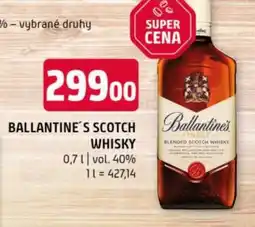 Terno Ballantine's scotch whisky nabídka