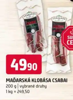 Terno Maďarská klobása csabai nabídka