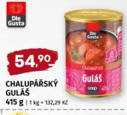 Terno Chalupářský guláš nabídka