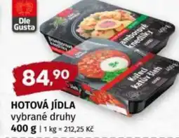 Terno Hotová jídla nabídka