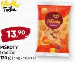 Terno Piškoty tradiční nabídka