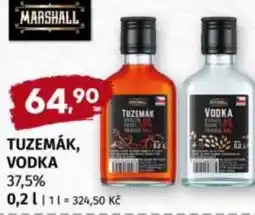 Terno Tuzemák, vodka 37.5% nabídka