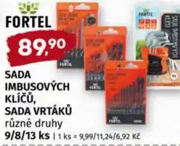 Terno Fortel Sada imbusových klíčů, sada vrtáků nabídka