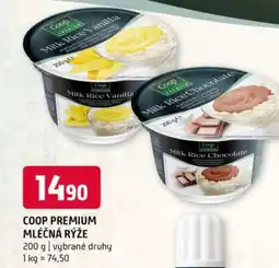 Terno Coop premium mléčná rýže nabídka