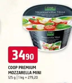 Terno Coop premium mozzarella mini nabídka