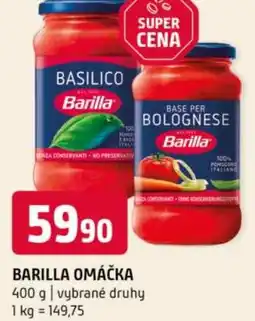 Terno Barilla omáčka nabídka