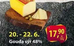 Řeznictví H&H Gouda sýr 48% nabídka