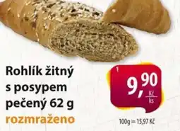 Řeznictví H&H Rohlík žitný s posypem pečený nabídka