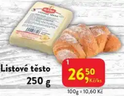 MP Krásno Listové těsto nabídka