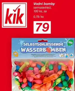 Kik Vodní bomby samozavírací nabídka