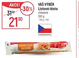 Globus VÁŠ VÝBĚR Listové těsto nabídka